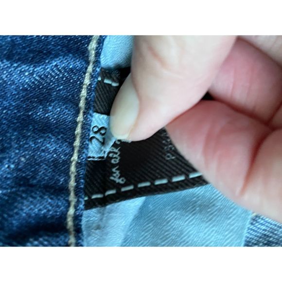 Women's 7 For All Mankind High Waist Bootcut Medium Wash Blue Jeans Size 28 - Picture 7 of 10